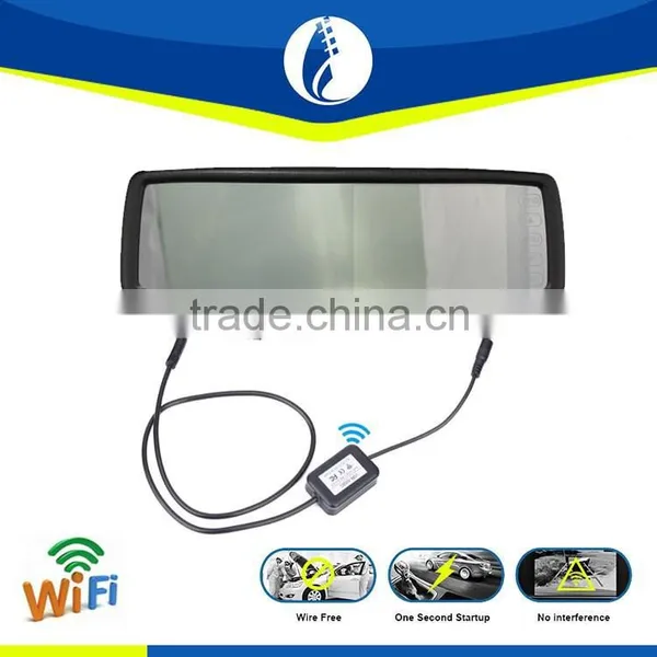 Wire Free Type 4.3 Inch Tft Lcd Screen Wifi Wireless Car DVR Rearview Mirror Special Bracket photo-2