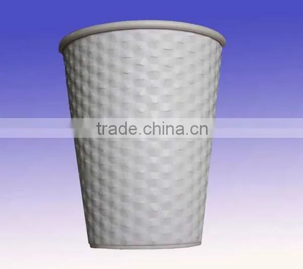 Wholesale Disposable Hot Resistant Double Wall 8oz Paper Coffee Cup