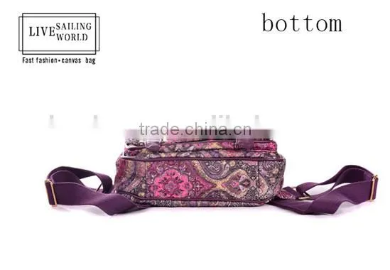 Reliable Quality Chinese Folk Style Ladies Canvas Laptop Backpack photo-4