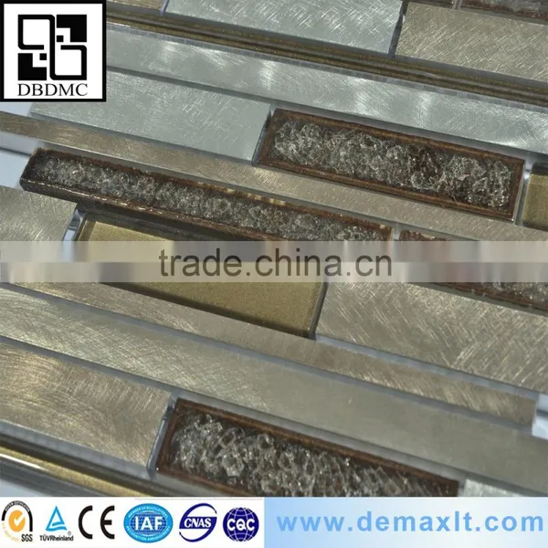 Metal Mosaic,mosaic Tile Price,golden Select Mosaic Wall Tile photo-2