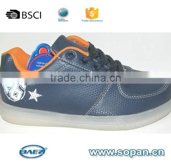 New Style Colorful Running Sport/Casual Changeable Color Light up Kids Led Shoes photo-2