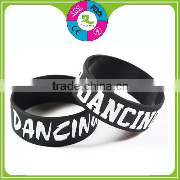 2015 Hot Silicone Wrist Band/personalized Silicone Bracelet/silicone Rubber Bracelet