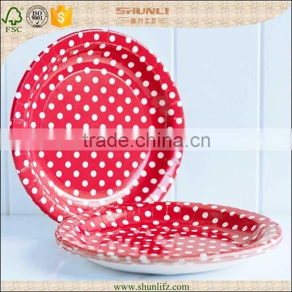 China Custom Printed Disposable Paper Plates photo-6
