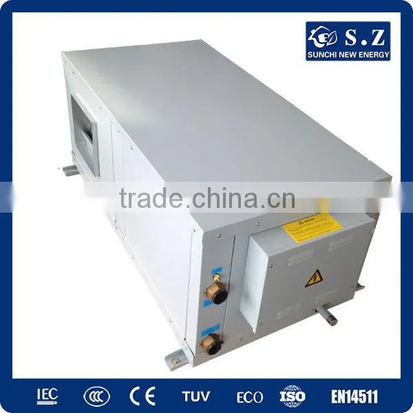 GSHP Geothermal Source Connect Air Duct to Room Wind Grid 3kw,5kw,9kw,18kw Ground Water Heat Pump Heating +cooling