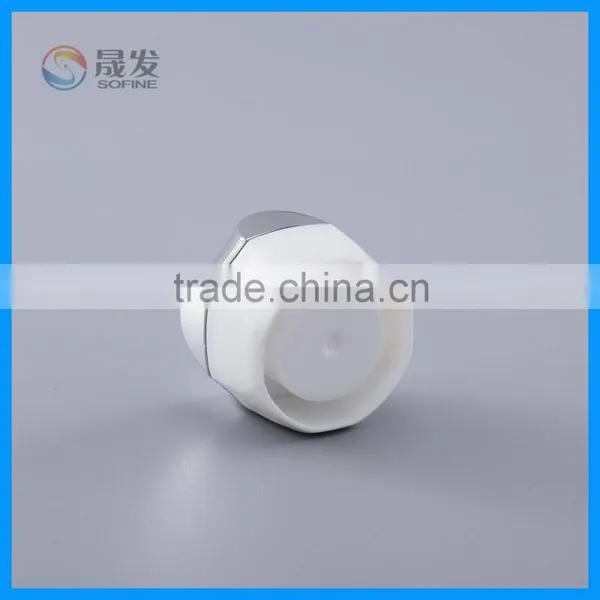 Silver Cap Plastic Small Cosmetic Jar photo-3