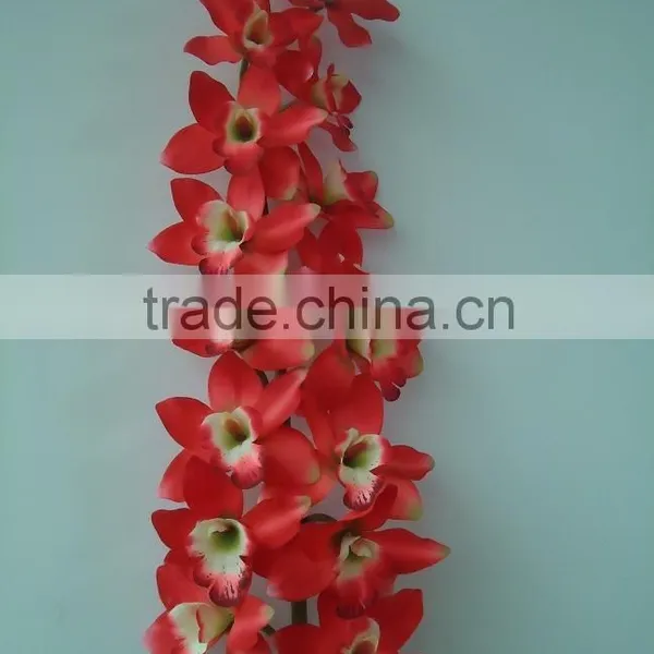 Home Decoration Faux Flower Cymbidium(16 Heads)