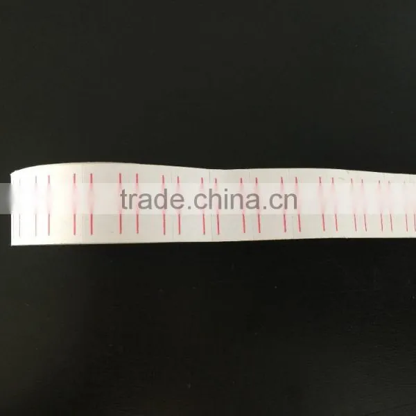 Normal two red line paper price labels