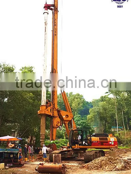 FAR260 Long Spiral Piling Rig for Civil Ground Work - Hydraulic Crawler Drilling Machinery photo-4