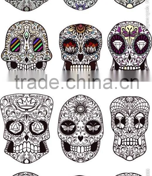 Food-grade Package Skull Tribal Non-toxic Small Tattoo for Promotion photo-4