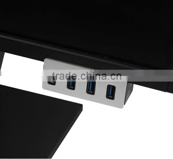 Hot Sale Clip-on USB 3.0 4-Port Aluminum Hub for pc photo-2