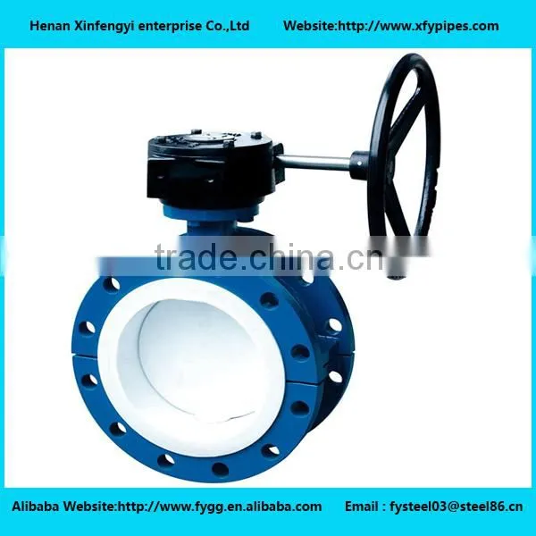 Worm Gear Actuated Flange Triple Eccentric Butterfly Valve photo-5