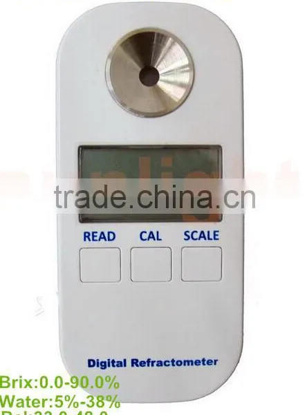 RHD-301 Digital Honey Refractometer Brix/Water/Be' 3 in 1with ATC