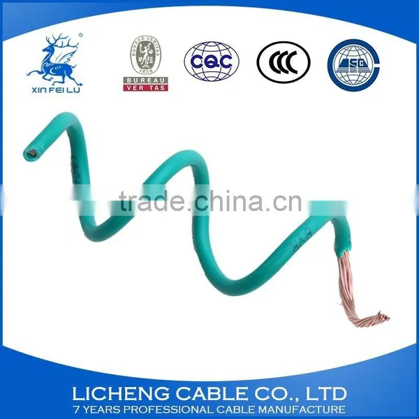 China Manufacturer Green House Wiring Copper Core PVC Insulated Flexible Wire and Cable With High Tension -BVR(6mm2) photo-3