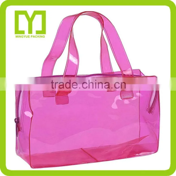 2016 YiWu China Supplier Clear Pvc Shopping Bag photo-3