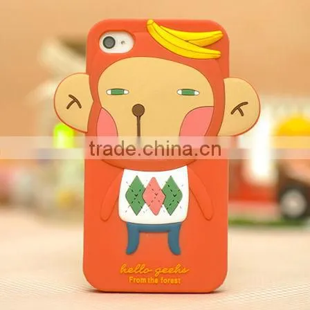 3D Silicone Animal Case for IPhone 4 photo-5