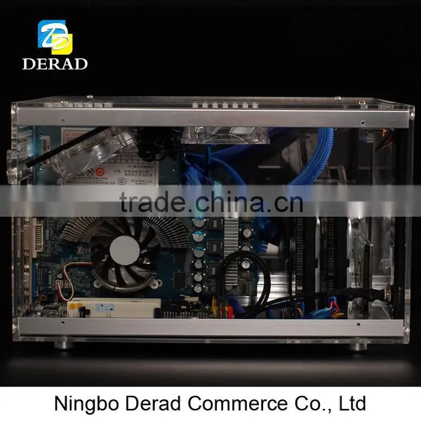 PC-C740 QDIY Deluxe Transparent Plastic Computer Case photo-4