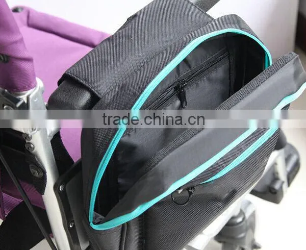 Rehabilitation Therapy Supplie Bicycle Double Rear Pannier Bag of Wheelchair Electric Wheelchair Pannier Bag