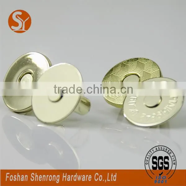 Slim 2mm Thickness Purse Metal Magnetic Button in Different Colors photo-4