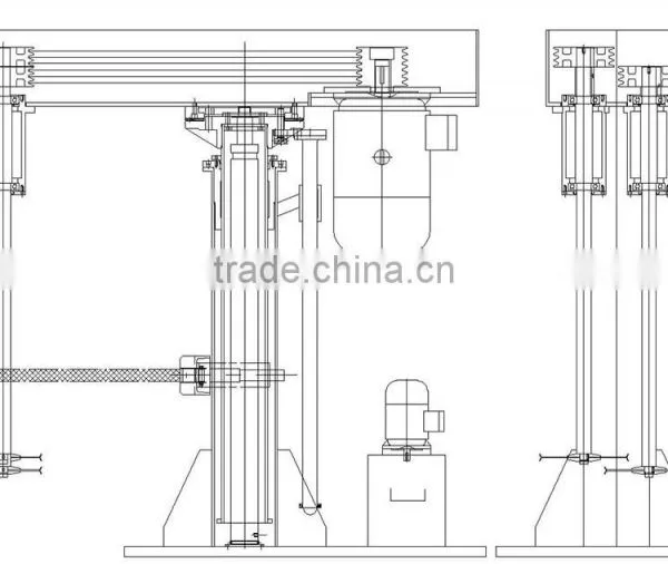 High Speed Hydraulic Lifting Ink Dissolver photo-3