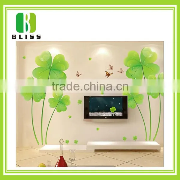Custom Decorative Epoxy High Quality Room Decor Flower Design Wall 3d Floor Sticker photo-2