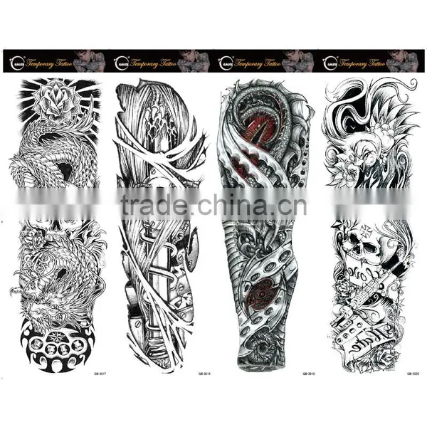 Tattoo Sticker for Arm Tattoo Black White Tattoo Sticker Amazon OEM Designs photo-3