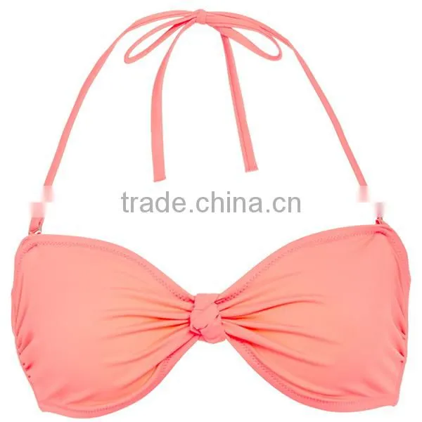 2016 New Arrival Custom Design Retro High Waist Girl Bikinis photo-2