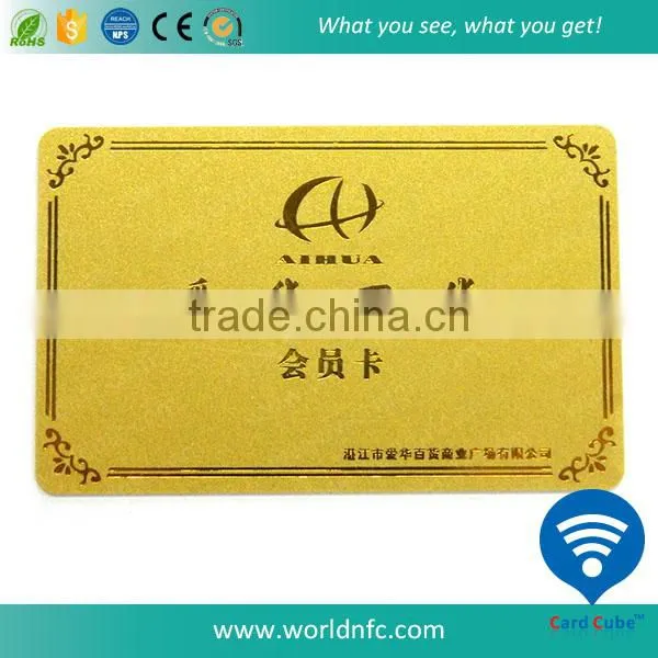 Plastic Gold Foil Business Cards photo-2