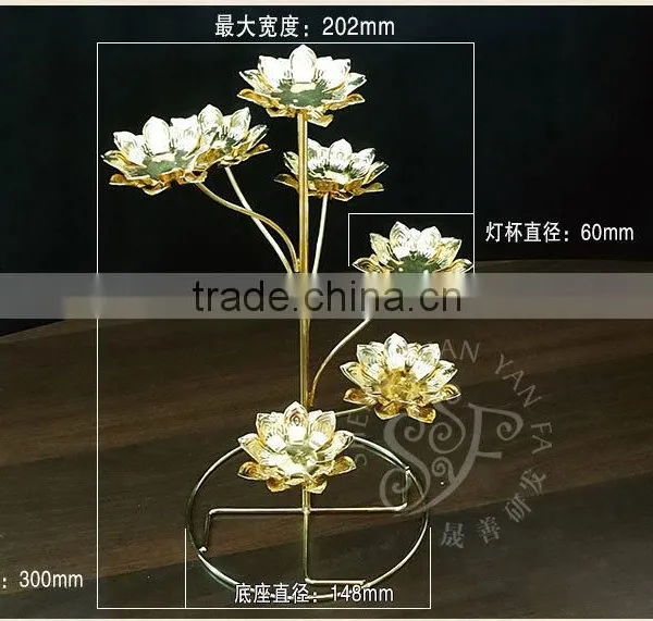 Original and Traditional Lotus Candle Holder With Handle for Buddhist at Reasonable Prices , OEM Available,Buddhism Lot photo-5