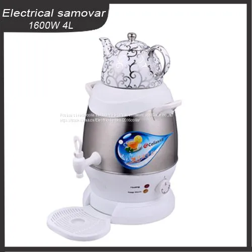 electrical stainless steel samvoar 4 L