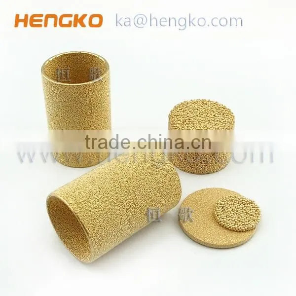 Microns Sintered Porous Brass Bronze 316L Stainless Steel Disk Filter photo-3