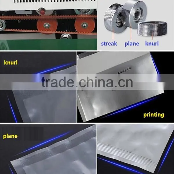 FRD-1000-C-type Ink Coding Continuous Sealer Bag Sealing Machine With Emergency Switch photo-6