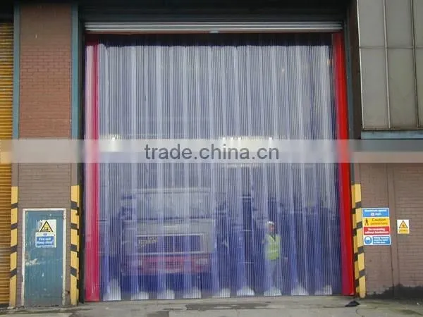 Ribbed Pvc Strip Clear Door Curtain photo-2