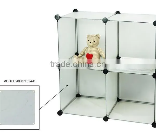 Whole Sale 12pcs Panels +18pcs ABS Connector Modular PP Storage Cubes photo-2