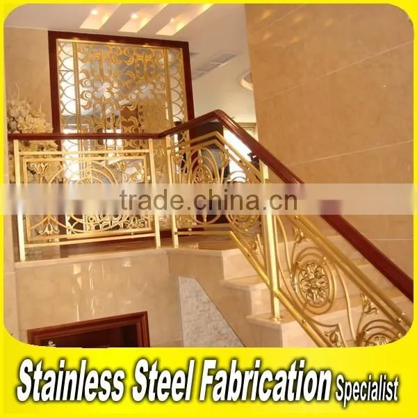 Floor Mounted Indoor Stairs Aluminum Handrail for Stairs photo-4