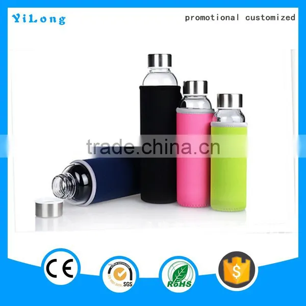 2016 New Item 500ml 750ml Clear Voss Water Glass Bottle,fruit Infuser Glass Water Bottle,unbreakable Glass Water Bottle photo-4