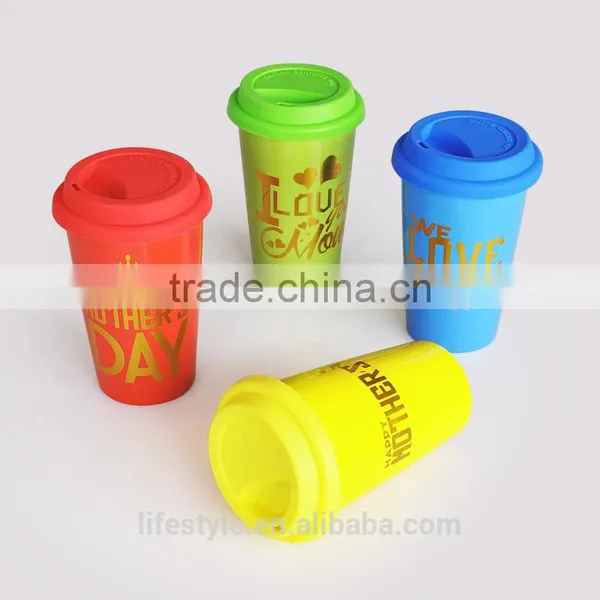 Porcelain Double Wall Coffee to Go Travel Mug photo-6