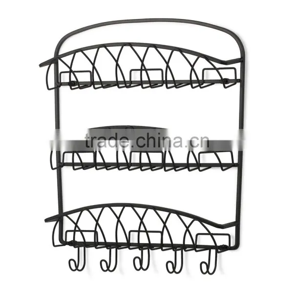 Key Ring Letter Organizer Wall Mount Key Holder With Key Hooks photo-2