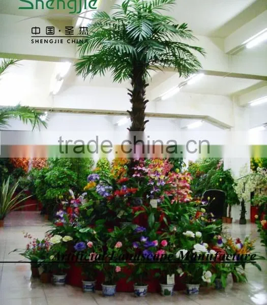 High Imitation Arificial Palm Tree With Cheap Price Palm Tree for OUTDOOR Decoration photo-5