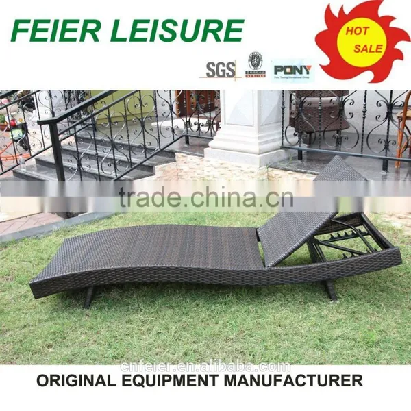 Portable kd Aluminium Sun Lounger With Hot Market photo-3