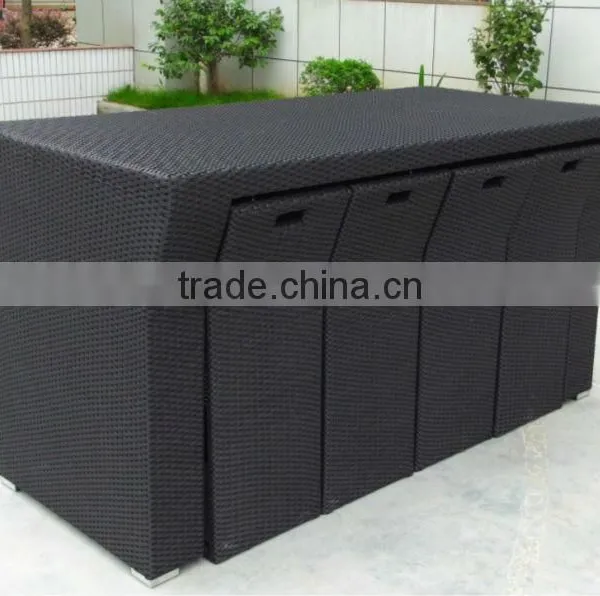 Hot Sale Rattan Popular Bar Sets,dining Wicker Furniture photo-2