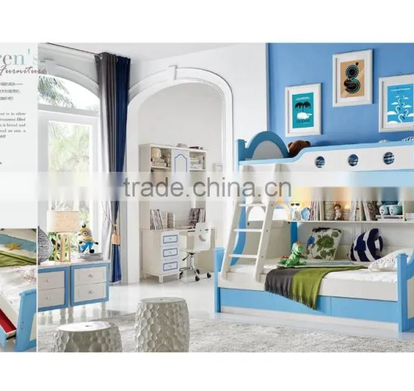 MJ663# New Luxury Lavender White Bedroom Set Wooden Children Kids Lady Girl Single Queen Bedroom Set photo-6