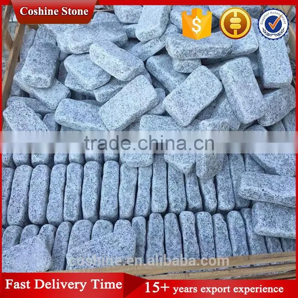 Coshine Stone Provided Grey G603 Granite Tumbled Cobble Paving Stone photo-3