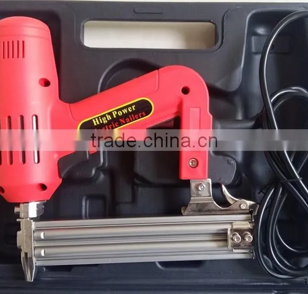 1500w Lower Noise Handheld Floor Electric Nail Gun Crown Stapler Portable Electric F30 Brad Nailer photo-5