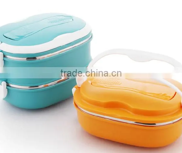 Multi-layer Stainless Steel Thermal Insulated Lunch Box Tiffin Box / Food Storage Containers photo-2