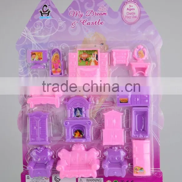 2016 New Fashion Kids Furniture Toy Plastic Castle Play Set photo-5