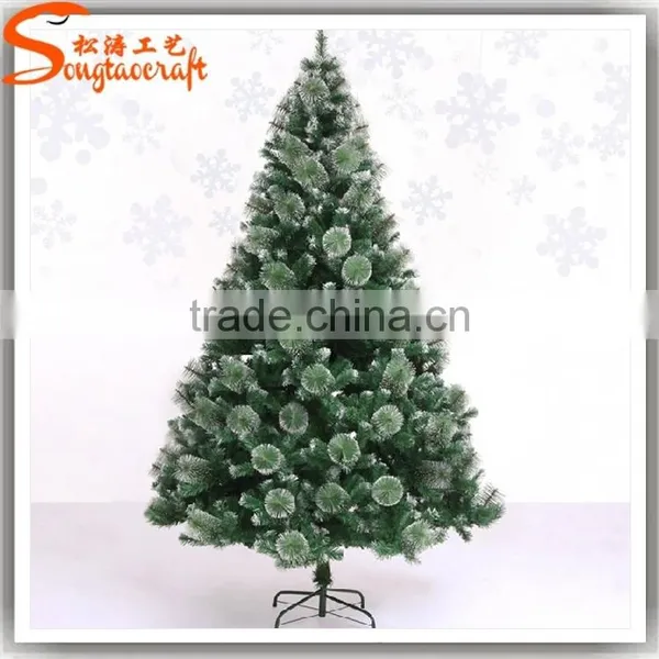 Decorative Christmas Tree Artificial Plasic Christmas Tree Stand PE Mixed PVC Holiday Tree Outdoor Decor photo-5