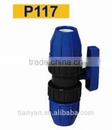 TY High Quality PP Compression Fittings TRUE UNION BALL VALVE Eco-friendly Cheap Price Full Size Factory Price List Discount photo-2