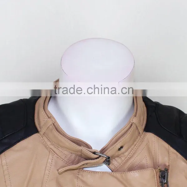 High Quality Washed Beauty PU Jackets Women Jacket photo-3