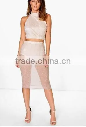 2017 New Sexy Two Set for Fashion Summer Skirt photo-2