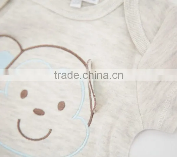 2017 New Newborn Clothes 100% Cotton Bear Design Baby Rompers For Summer photo-6